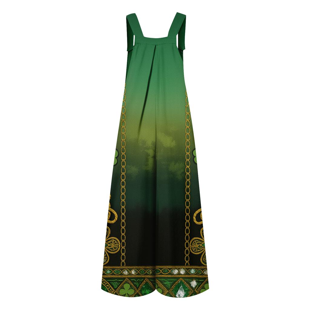 Dámské ležérní kombinézy, overaly, nastavitelné popruhy, bez rukávů, potisk, pohodlné overaly s kapsou