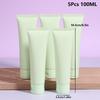 50ml 100ml Grüne Nachfüllbare Quetschflaschen Kosmetisch Leer 5 Stück für Lotion Creme Make-up Reiseaufbewahrung