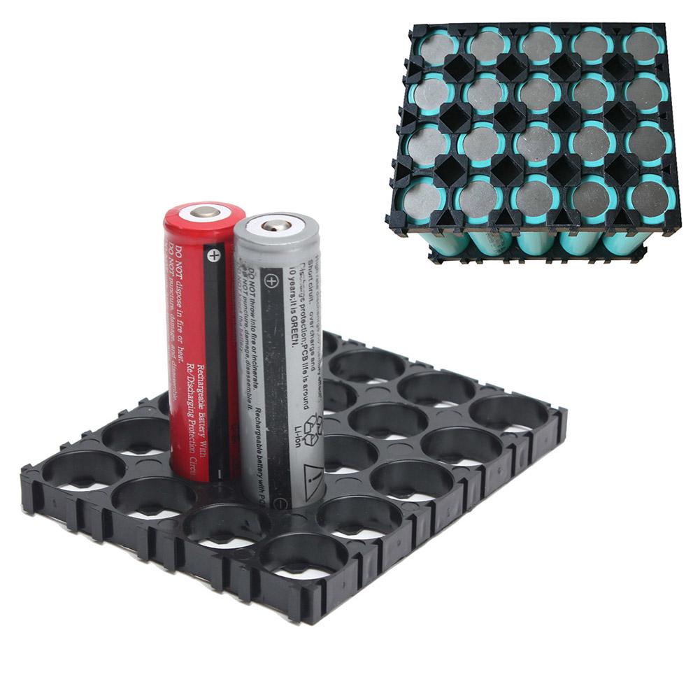 10/20/30/40/50 Pcs 18650 Lithium Battery Bracket Electric Vehicle Fixed Combination Spliceable Battery Cell Connection Bracket