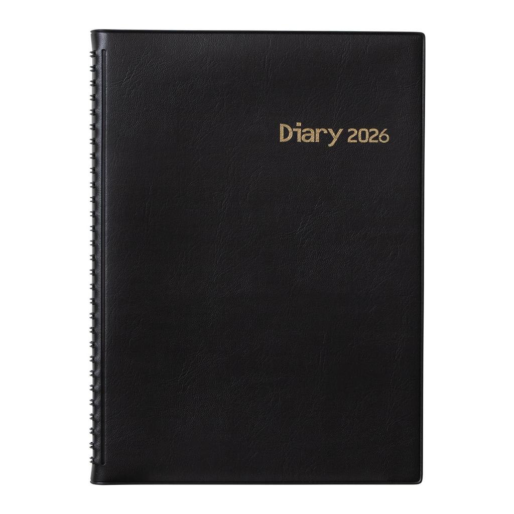 Kyokuto Business January B40026 Planner, 2026, Start, 12-Month Weekly, B5, Black,