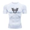 Men's Compression Fitness Sports T-Shirt, Tribal Abstract To