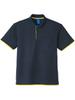 Polo Short with UV Navy x Size 3L T-Shirt.ST Men's 4.4oz Shirt, Dry, Sleeve, Layered, Pockets, Protection, Yellow,