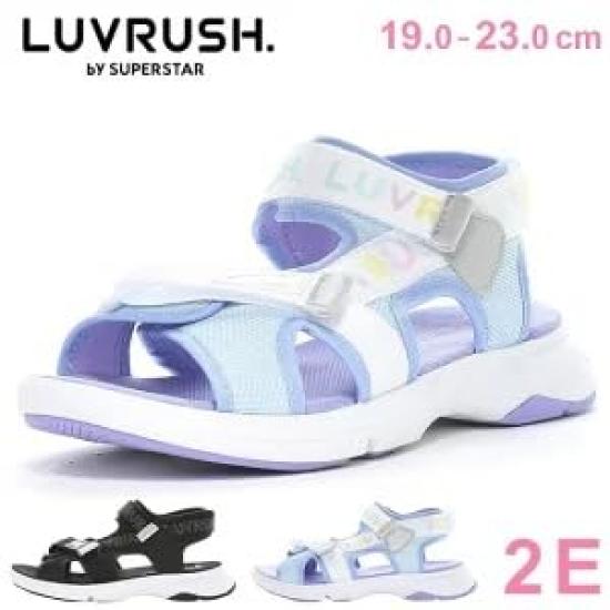 Sandals LV1220 Girls Black cm 2E [Superstar] 22.0