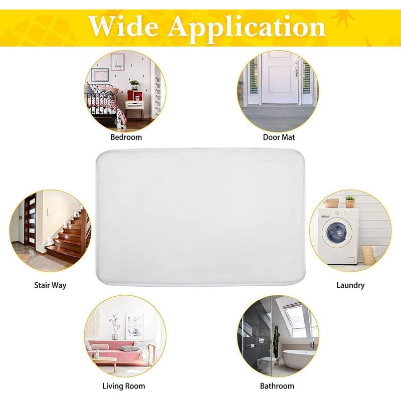 Non-Slip Bath Mat Floral Doormat Absorbent Carpets Entrance Rug Balcony Floor Mat Living Room Bathroom kitchen Decor