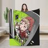 Mitsuki Koga Aya Green Yuri Blanket Quality Warm Soft  Throw Blanket Winter Picnic Home Decor Pattern Bedspread