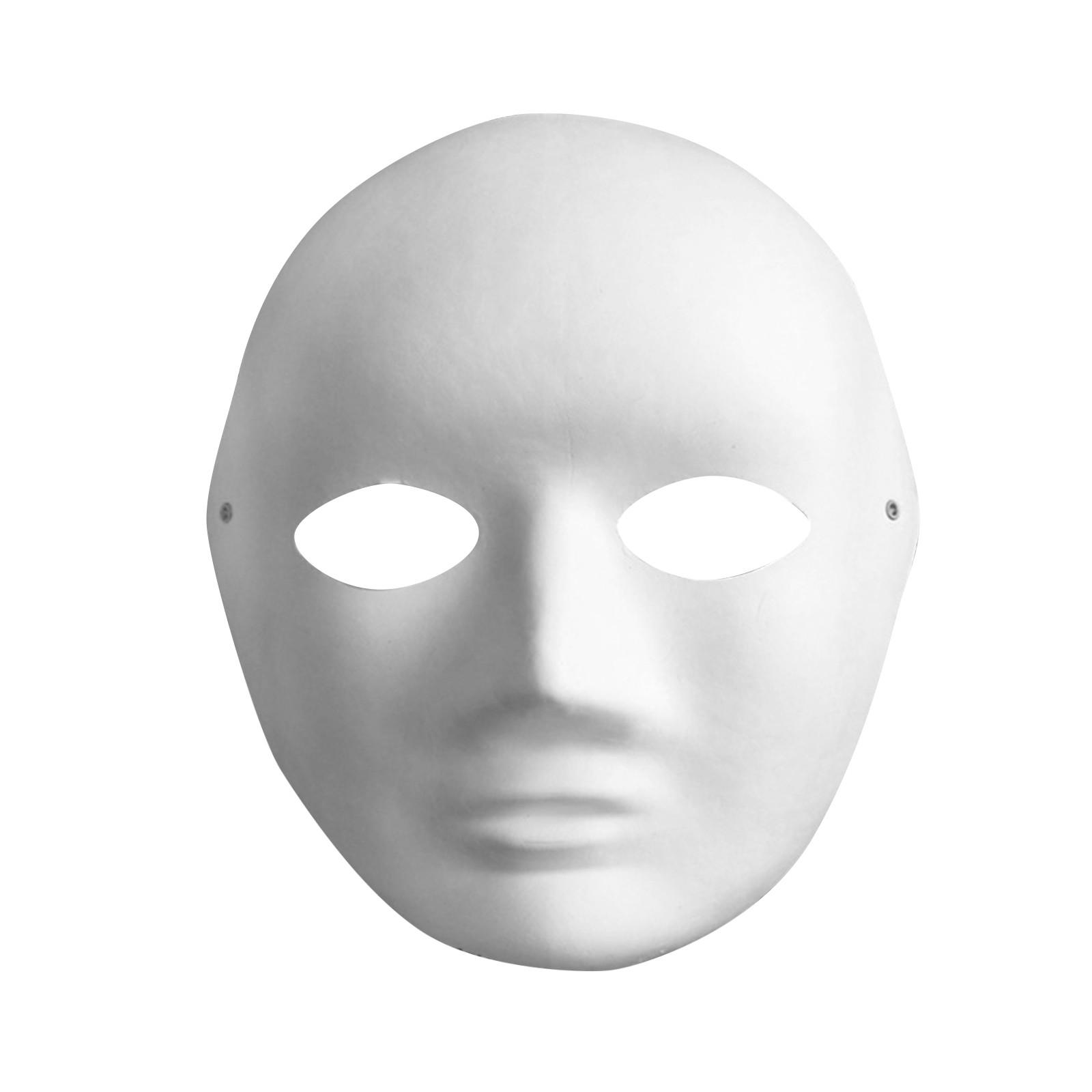 

Белая бумажная маска, белый полукостюм для ролевой аниме-вечеринки, маска своими руками One Size