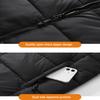 Mens Womens Heated Jacket Winter Outdoor USB Vest 15 Heating Pads 3 Temperature Settings Battery Not Included