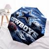 1pc Dallas Cowboys Umbrella, Sun Protection, And UV Shielding. It Has Eight Sturdy Ribs for Outdoor Use And Perfect As a Holiday Gift