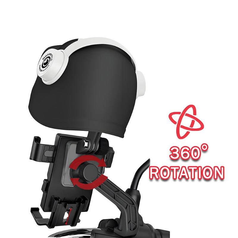Motorcycle Phone Holder Waterproof Phone Holder Bracket With Helmet Waterproof Shade Cell Phone Holder