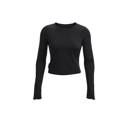 Training Sports Crew Neck Long Sleeve T-Shirt Women Tops Black 1371020-001