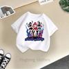 Summer Fashion Girls' Short Sleeved T-shirt Cute Printed Girls' Casual Versatile Top Cross Border