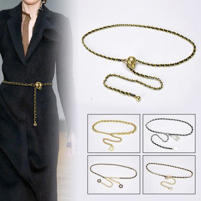 Xiaoxiangfeng High-End Dress, Belt, Women'S Decorative Metal Waist Chain, Accessories Design Sense