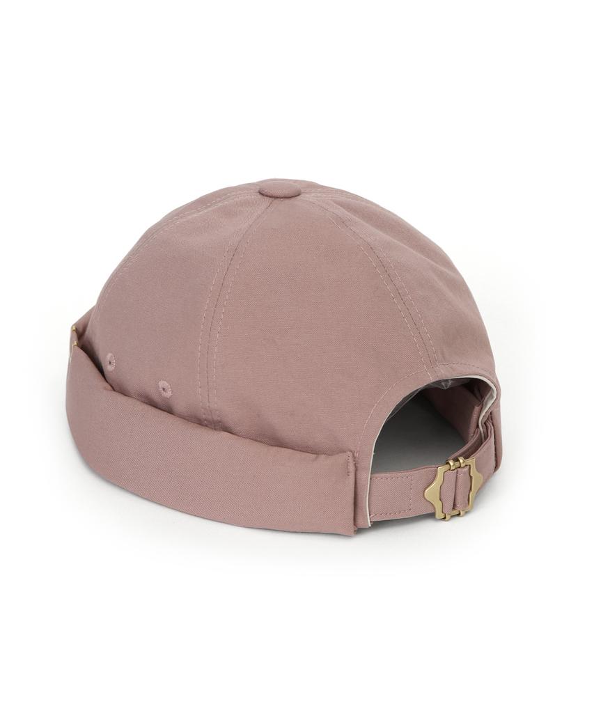 Eondeokeonteulolseutyudio Cotton Brimless Cap Half Moon / Seed Bio / Pink