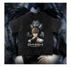 Death Note Ausgewaschenes Anime T-Shirt, Vintage Oversize Manga Grafik-T-Shirt, Ryuk Light Yagami Shirt, Säurewäsche Anime Streetwear, Unisex Gamer Tee