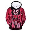 Hazbin Hotel Anime Hoodie Graphic Printed Sweatshirts Casual High Street Oversized Pullovers Man Women Long Sleeve Sweatshirt
