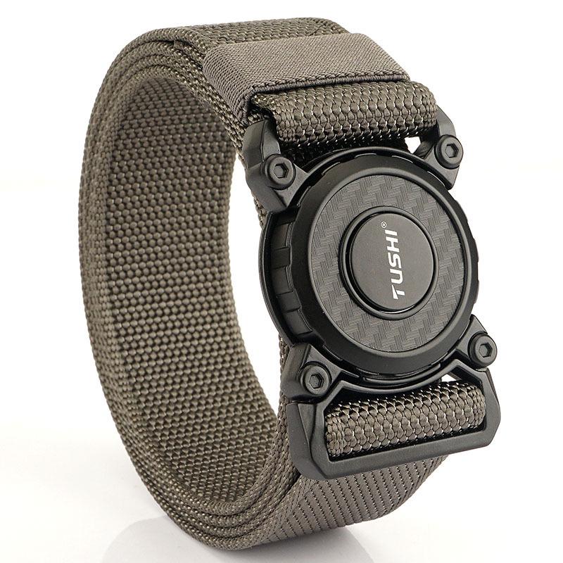 Quick-Release Nylon Tactical Belt for Workwear & Outdoor Training