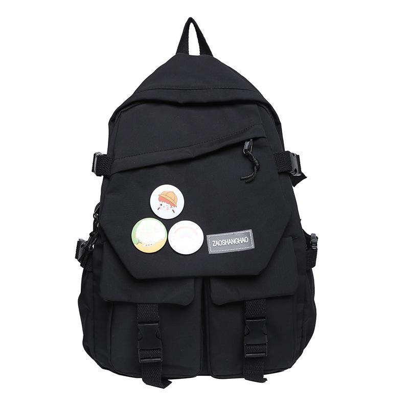 Schoolbag Schoolbag Female Korean Version High School College Student Trendy Backpack Large Capacity with Junior High School Student Casual Computer