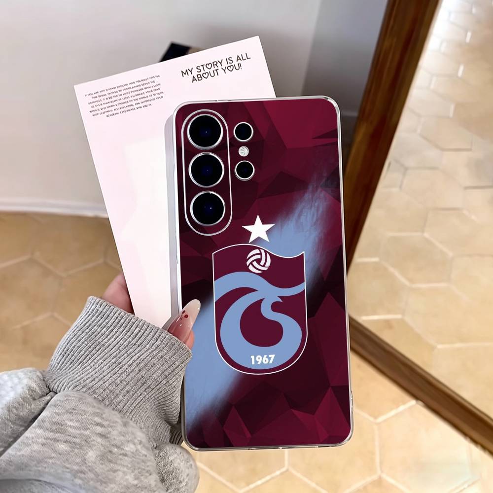 Trabzonspor Handyhülle Für Samsung S25,S24,S21,S22,S23,S30,Ultra,S20,Plus,Fe,Note,10,9,5G Transparente Abdeckung