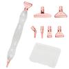 Ergonomic Diamond Painting Pen with Screw Plastic & Metal Tip, 5D Art Nail Gem Picking Tool Accessories