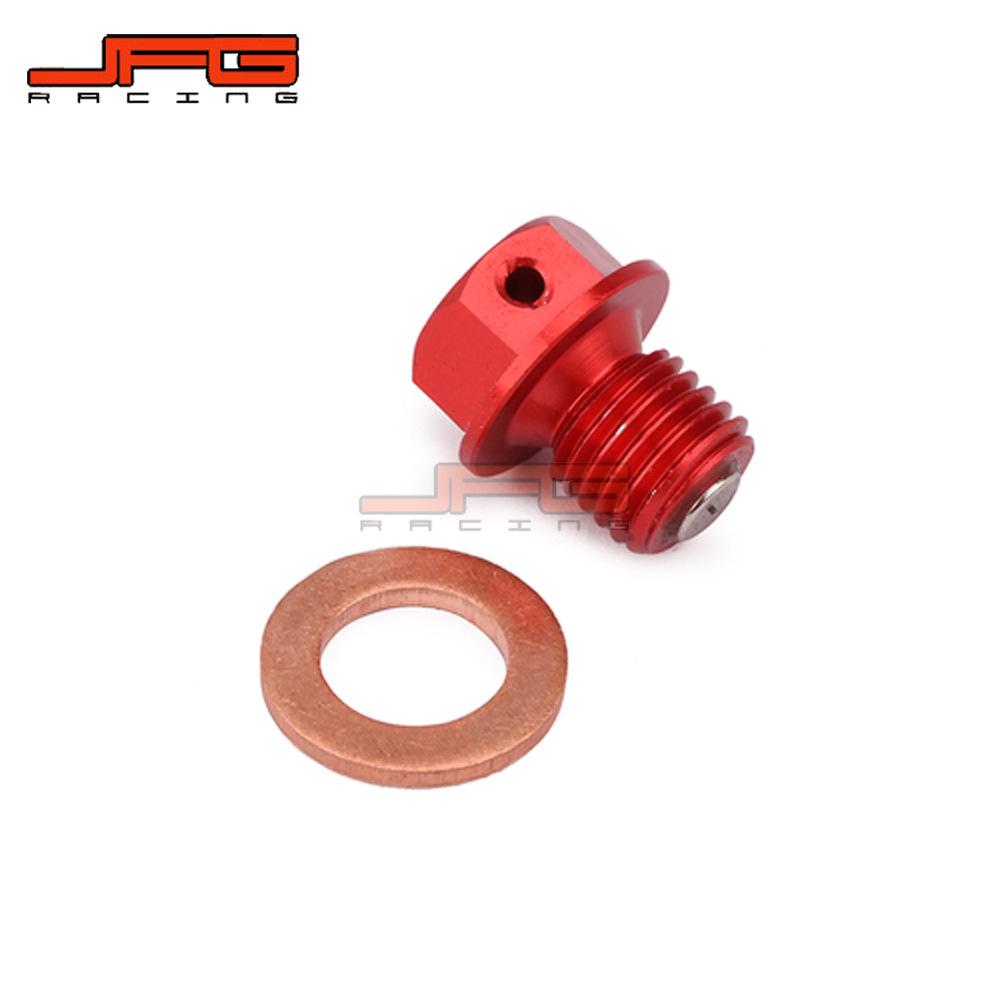 RZR570/800/900/1000 Motorcycle Red/Black Oil Drain Screws