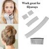 Easy to Use U Shape Hair Finishing Fixer Comb Hair Finishing Clip Baby Hair Tame Hairstyle Fixed