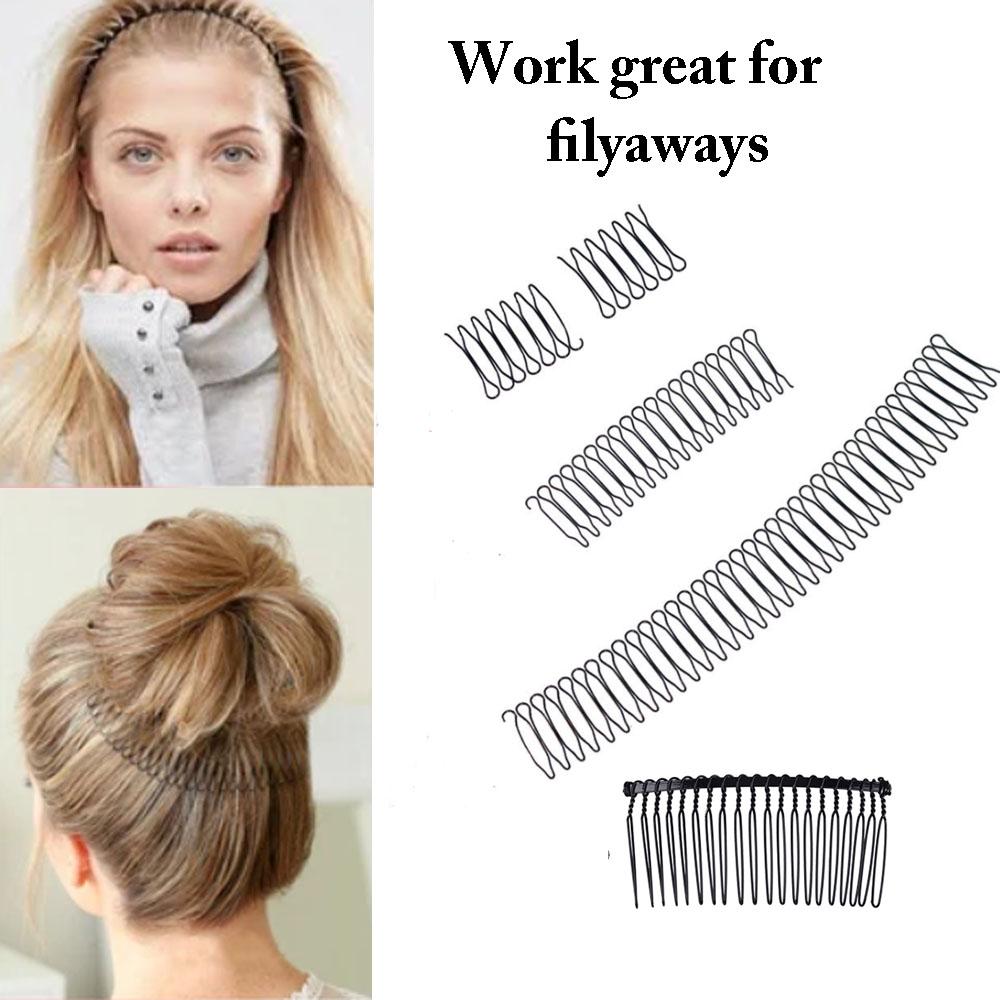 Easy to Use U Shape Hair Finishing Fixer Comb Hair Finishing Clip Baby Hair Tame Hairstyle Fixed