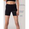 NYKD by Nykaa Stretch-Baumwoll-Radhose | mit Merkmalen wie strapazierfähigem und verdecktem Bund -NYP083- Schwarz,S