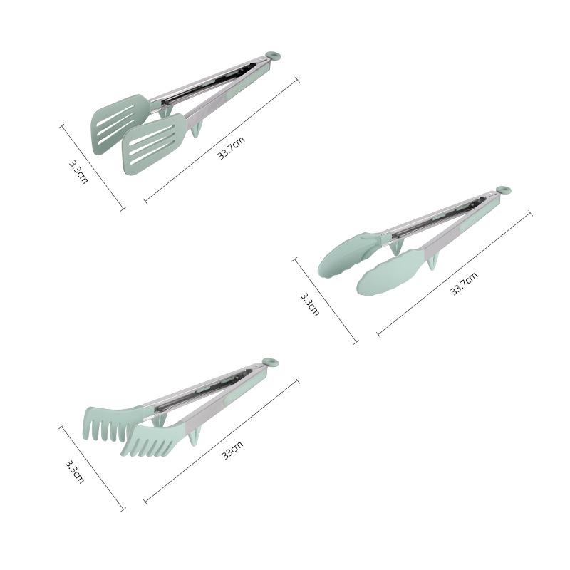 Silikonové multifunkční kuchyňské kleště na těstoviny, nudle a pečení