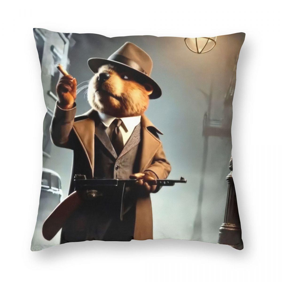 

Italian Brainrot Meme Pillowcase Printed Polyester Cushion Cover Decorative Throw Pillow Case Cover Home Square 40X40cm 12x12Inch