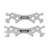 Hexagonal Bent Foot Shower Wrench & Level Kit