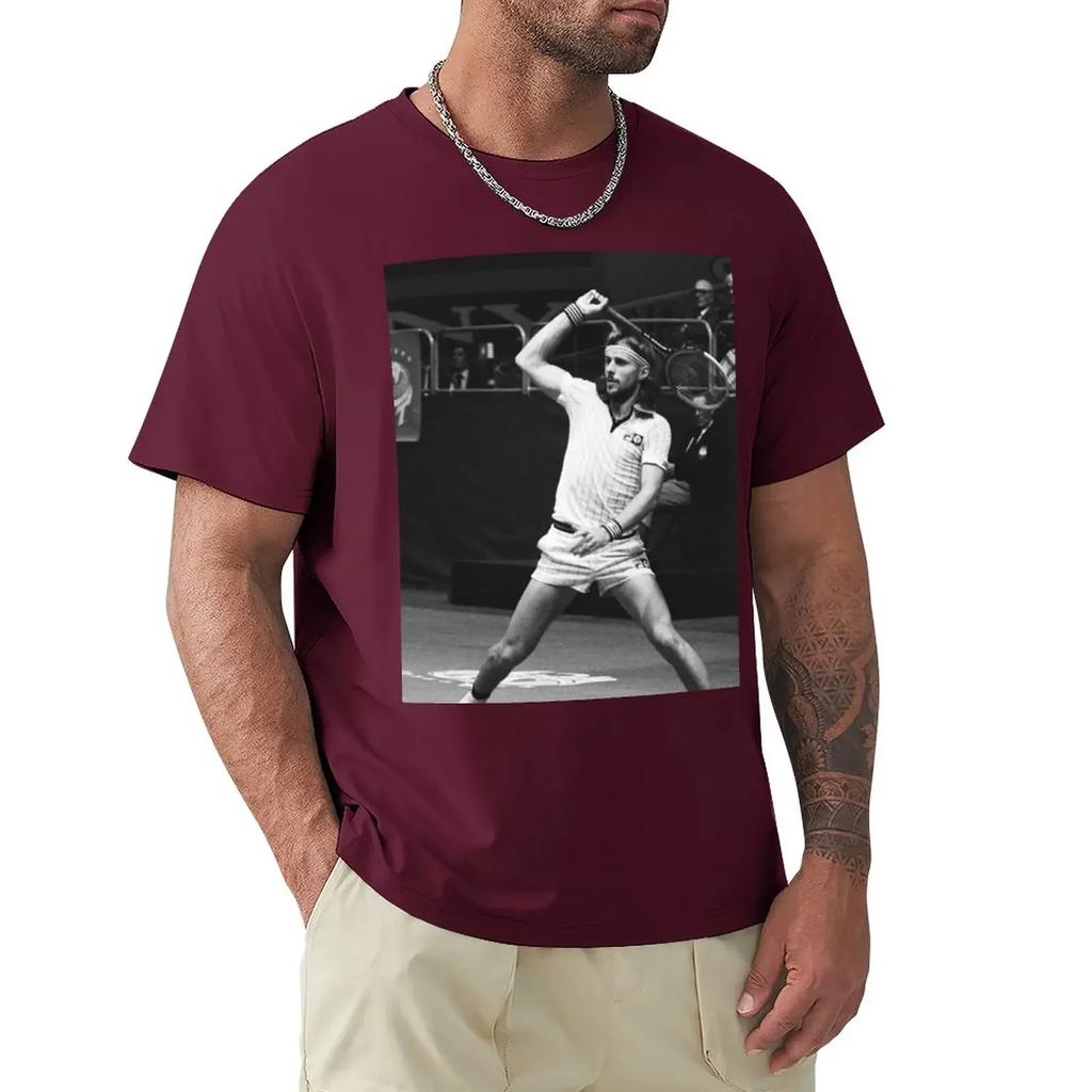 Borg The Ice Unisex Tennis Legend TShirt blanks oversized t shirt tees graphic shirts fruit of the loom Unisexs t shirts