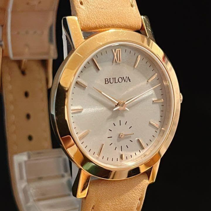 Used [BULOVA] Bulova/Ladies Watch/Stylish/Rose Gold Color