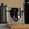 Double-Layer Foldable Pour-Over Coffee Filter Cup - Travel Essential