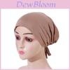 Cotton Stretch Tieback Bottom Hat With Solid Color For Casual Wear And All Seasons