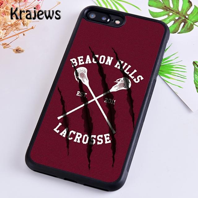 Krajews Beacon Hills Lacrosse Logo Teen Wolf Custodia Cover per Telefono Per iPhone 14 5 6s 7 8 plus XR XS 11 12 13 pro max Samsung S21 S22