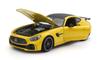WELLY Scale Mercedes AMG GTR Yellow Finished Product Resale 1/24