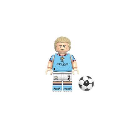(Haaland)Fotbalová Super Hvězda Stavebnice Hračka Messi Ronaldo Mini Figurka Panenka Plast ABS