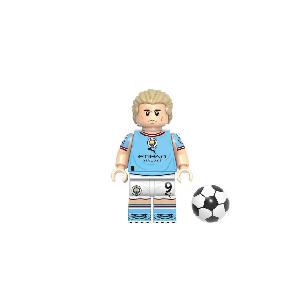 (Haaland)Soccer Super Star Building Block Toy Messi Ronaldo Mini Figure Doll Plastic Abs