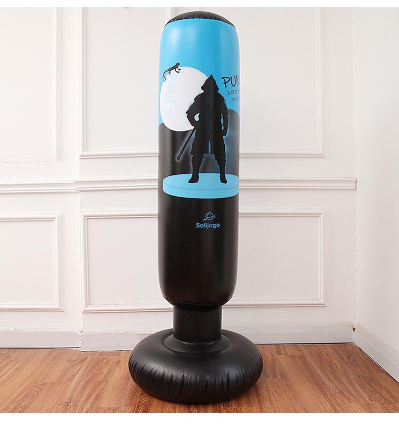 Langlebiger aufblasbarer PVC-Boxsack-Tumbler für Erwachsene & Kinder - Fitness- & Stressabbau-Sandsack-Spielzeug