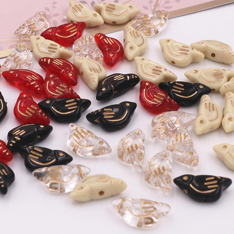 Retro Acrylic Bead DIY Phone Chain Keychain Necklace Clothing Accessories