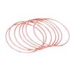 Purple Gold Smooth Plain Ring Bracelet Simple Fashion Classic Trend Rose Gold Plated Bracelet