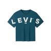 Levis T-Shirt mit Buchstabenprint Kurzarm Kinder Tops Tiefseegrün LV2412027GS-006