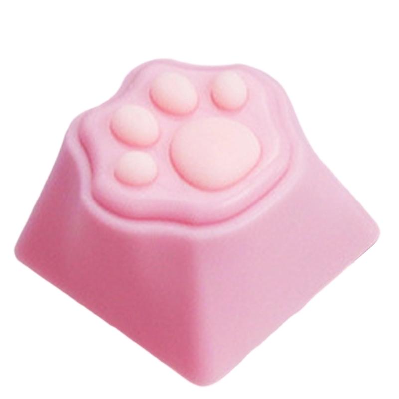 Kitty Paws CatPaw Handmade Customizeds Silicone Keycap for Switches Mechanical Keyboards