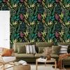 Forest wallpaper with fern leaves for living room and bedroom 50x1000