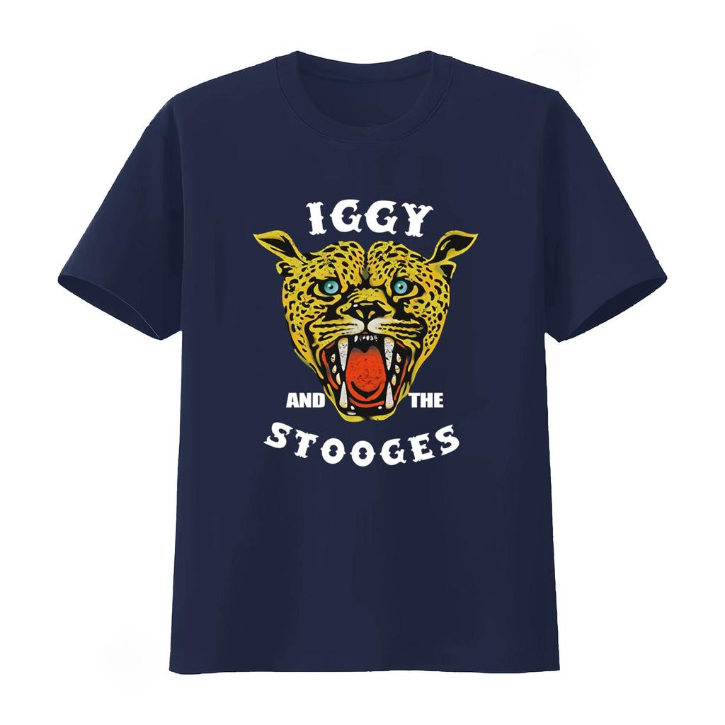Iggy and The Stooges Cheetah Print T Shirt Casual Graphic Tshirt Unisexs Clothing and Womens Clothing 2026 Summer New T Shirt