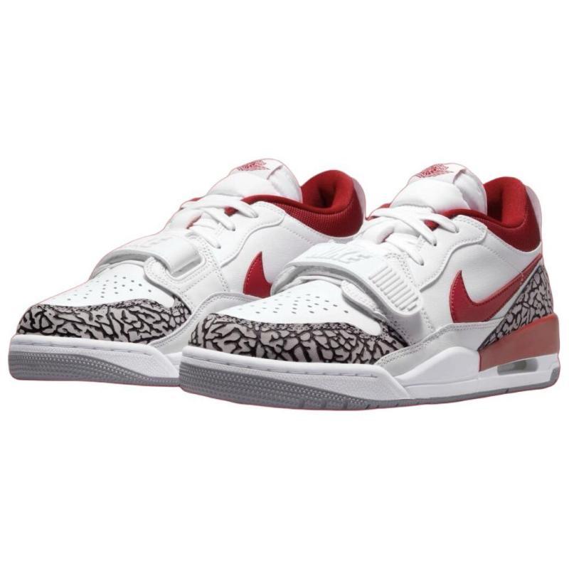 Jordan Legacy 312 Low White Cement Gym Red Women's Jordan FQ7827-106