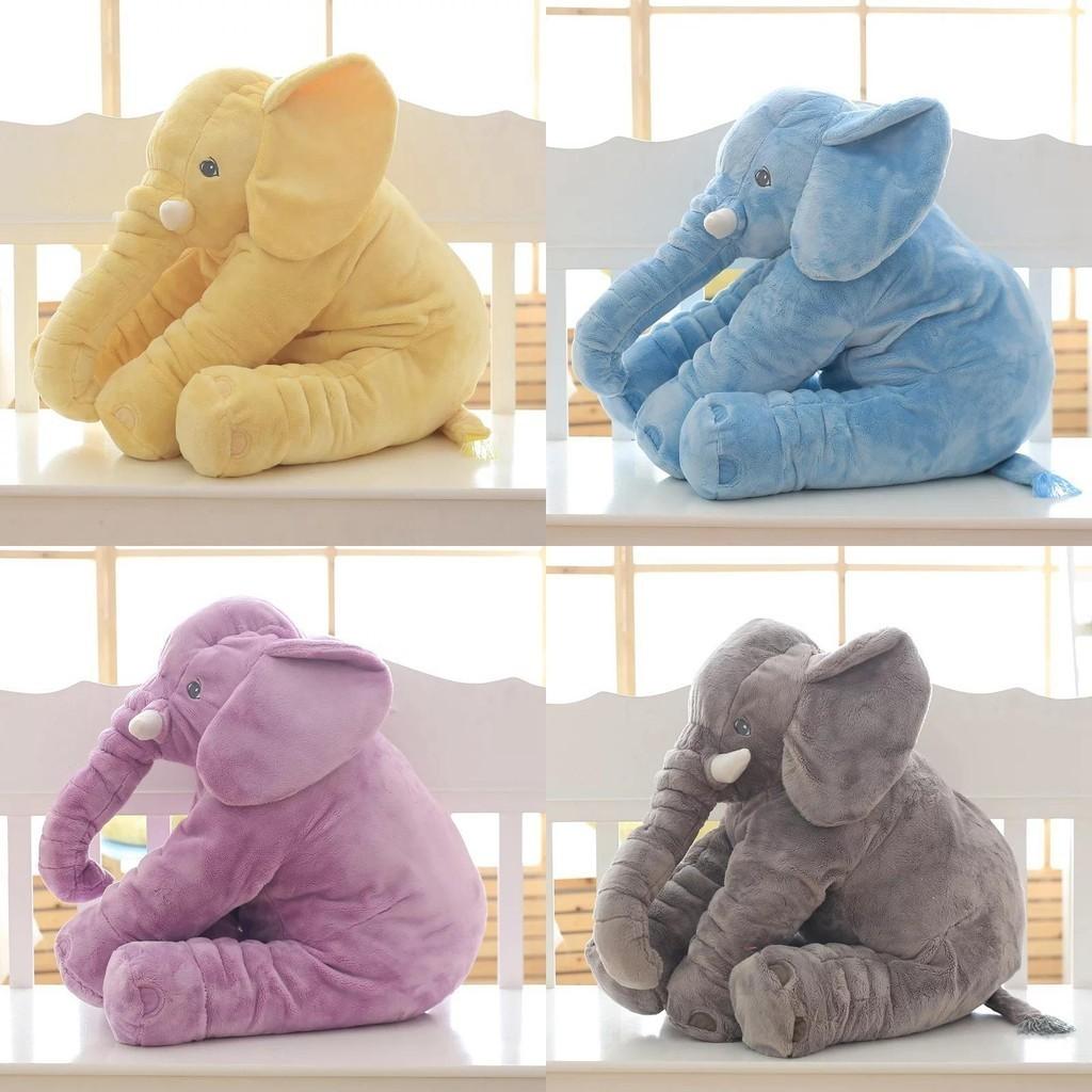 Adorable Baby Soft Plush Long Nose Elephant Sleep Pillow For Kids And Newborns