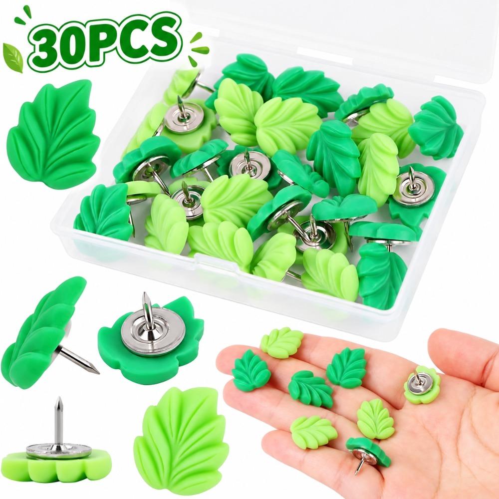 Resin Leaf Push Pins Leaf Shaped Pushpins New Plant Thumb Tacks  Photo Wall