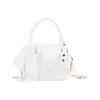 Dior [Borsa Cosmetica Personalizzata] Tela Pensieri di Ragazza Decorazione in Pizzo Romanticismo Francese Tessuto Testurizzato Borsa Bianca per Conservazione