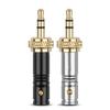 Mini 3.5mm Stereo Locking Auditory Plug Gold Plated Connector for Speakers Amplifiers Widely Used